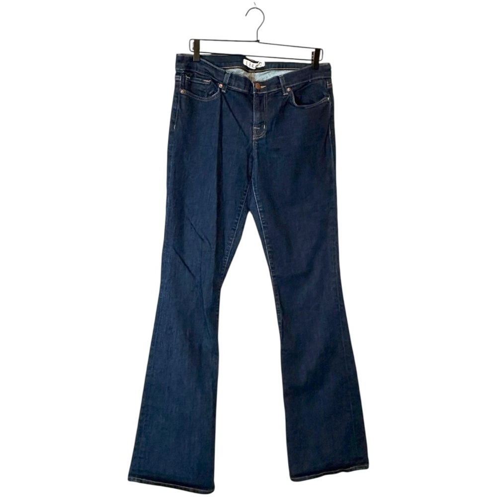 J Brand Dark Wash Bootcut Jeans Low Rise Women’s Size 32 Minimalist Classic